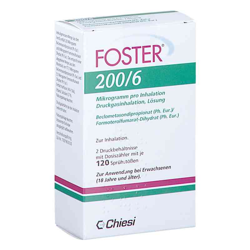 Foster 200/6 Μg 120 Hub Dosieraerosol 2 stk von Orifarm GmbH PZN 18010192