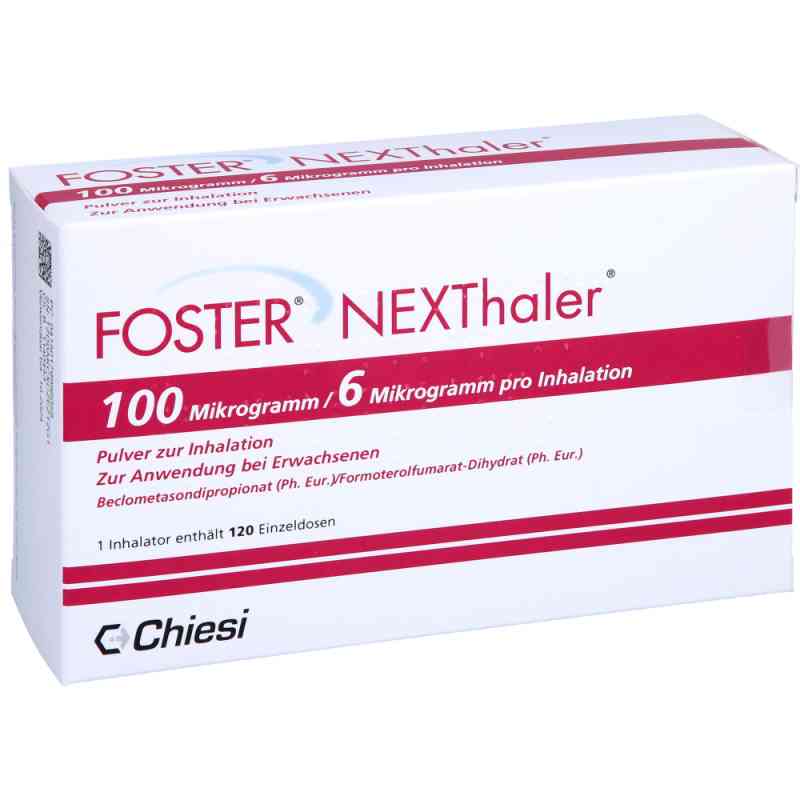 Foster Nexthaler 100/6 Μg 120 Ed Inhalationspulver 1 stk von Orifarm GmbH PZN 17999605