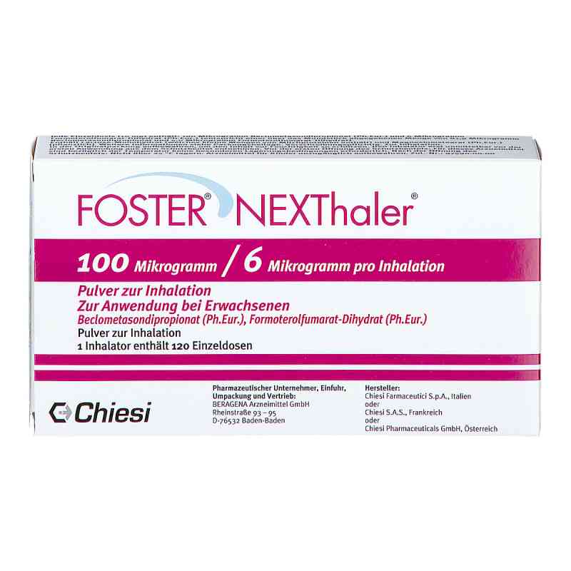 Foster Nexthaler 100/6 [my]g 120 Ed Inhalationspul 1 stk