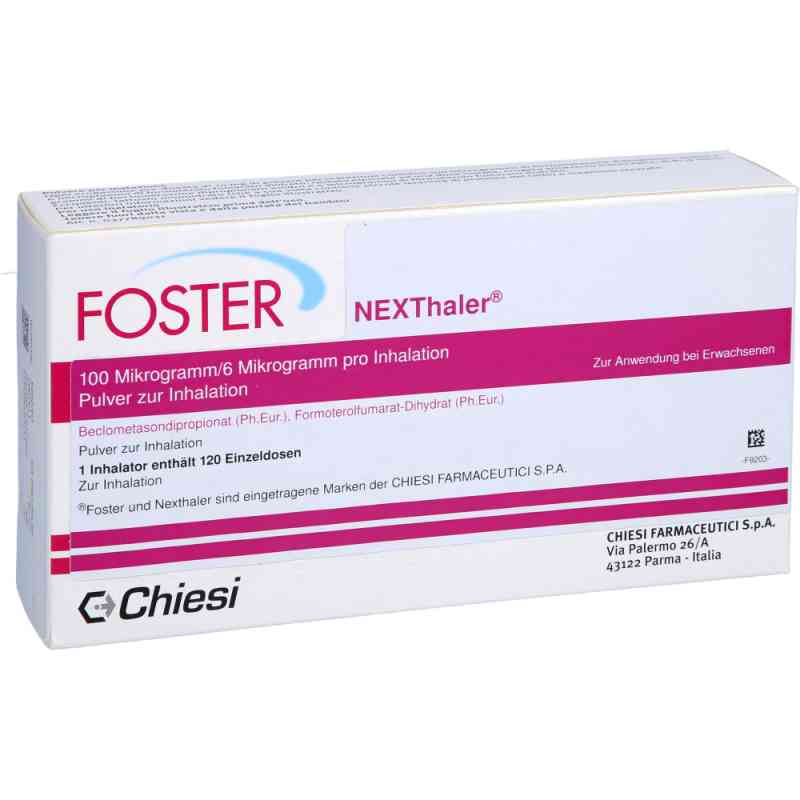 Foster Nexthaler 100/6 [my]g 120 Ed Inhalationspul 1 stk