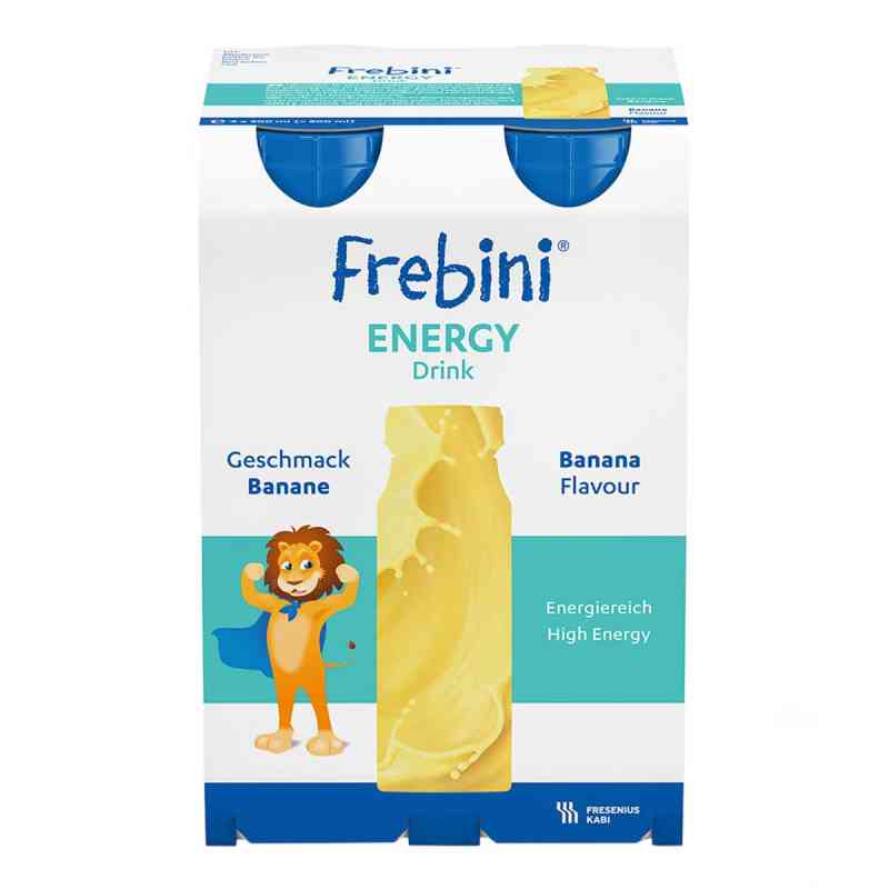 Frebini Energy Trinknahrung Banane für Kinder 4X200 ml von Fresenius Kabi Deutschland GmbH PZN 00063791