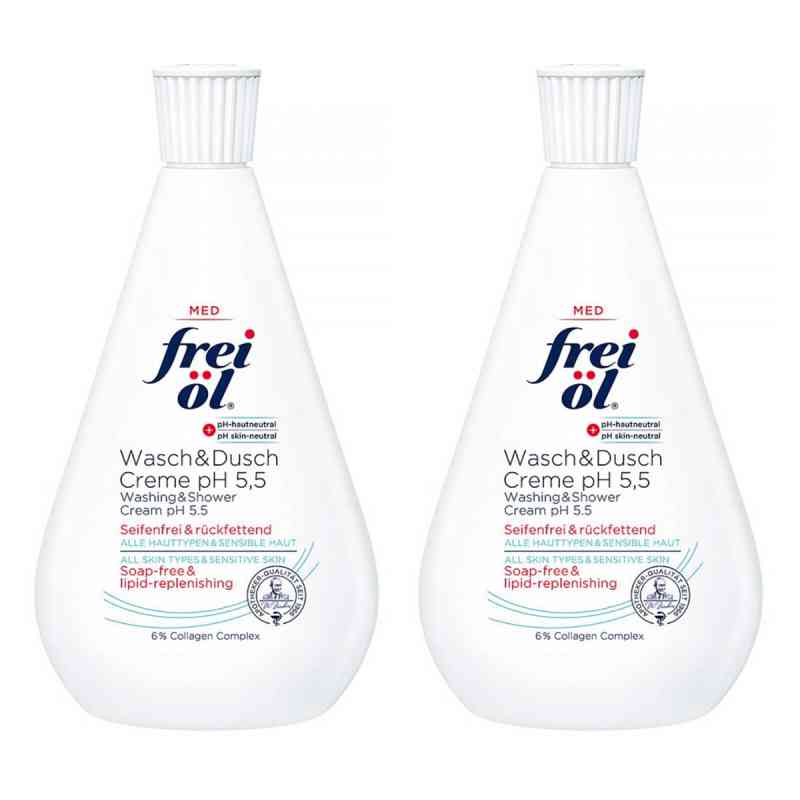 Frei öl Wasch & Duschcreme 2x500 ml von Apotheker Walter Bouhon GmbH PZN 08104654