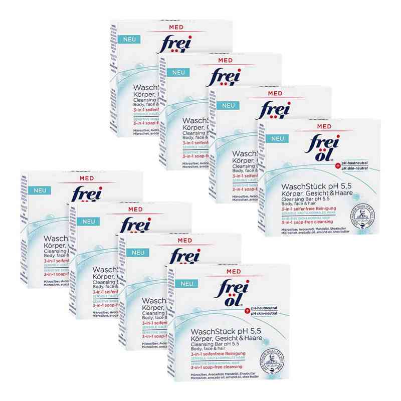 Frei öl Waschstück Ph 5,5 Körper Gesicht Haare 8x90 g von Apotheker Walter Bouhon GmbH PZN 08104651