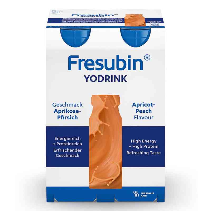 Fresubin YoDrink Aprikose-Pfirsich | Trinknahrung mit Eiweiß 4X200 ml von Fresenius Kabi Deutschland GmbH PZN 11522084