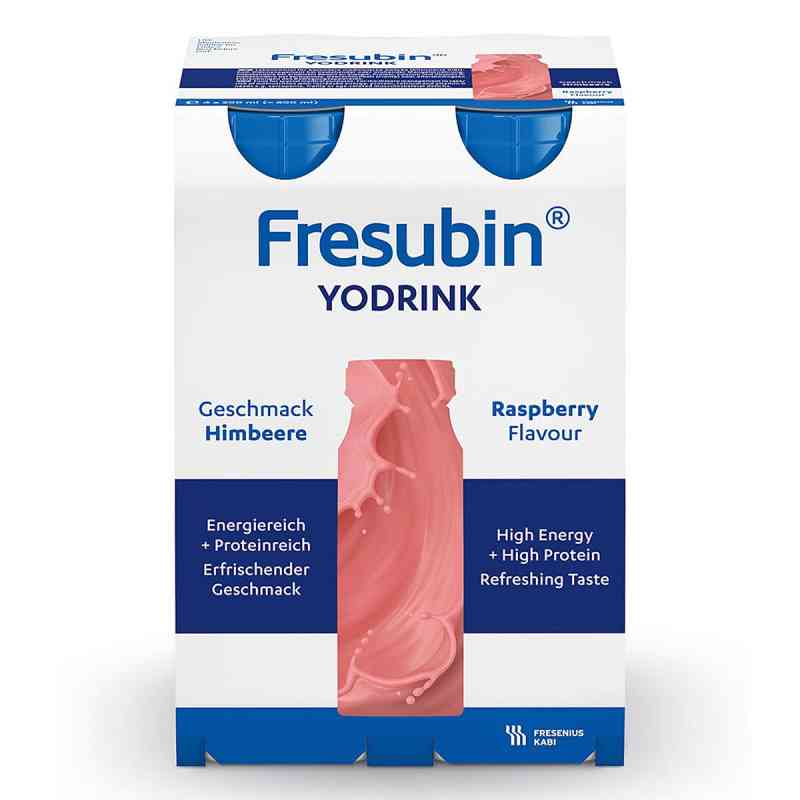 Fresubin YoDrink Himbeere | Trinknahrung mit Eiweiß 4X200 ml von Fresenius Kabi Deutschland GmbH PZN 11522078