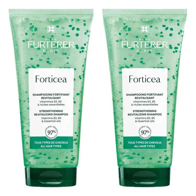 Furterer Forticea Vitalisierendes Shampoo 2x200 ml von PIERRE FABRE DERMO KOSMETIK GmbH PZN 08105047