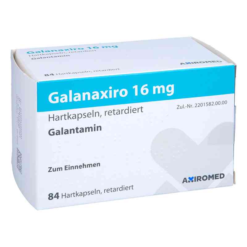 Galanaxiro 16 mg Hartkapseln retardiert 84 stk von Medical Valley Invest AB PZN 14446403