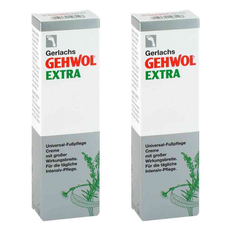 Gehwol Fußcreme Extra 2x75 ml von Eduard Gerlach GmbH PZN 08105187