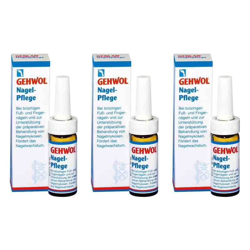 Gehwol Nagelpflege 3x15 ml von Eduard Gerlach GmbH PZN 08105183
