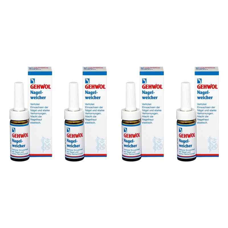 Gehwol Nagelweicher 4x15 ml von Eduard Gerlach GmbH PZN 08105189