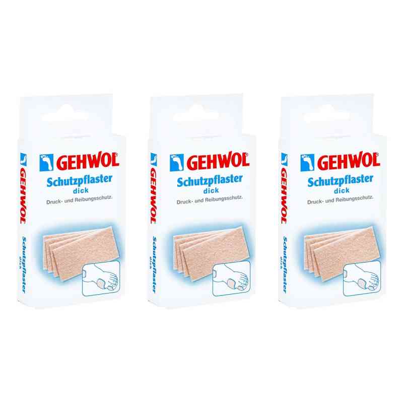 Gehwol Schutzpflaster Dick 3x4 stk von Eduard Gerlach GmbH PZN 08105186