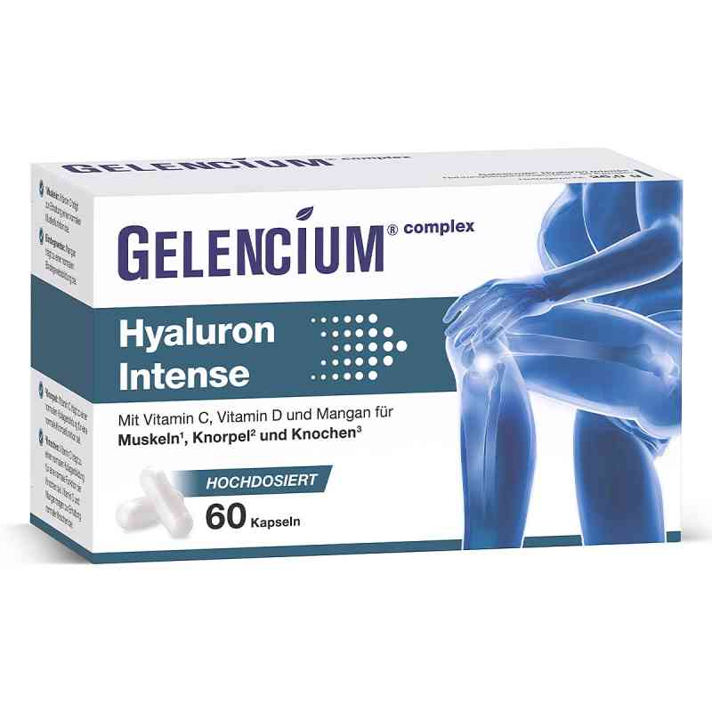 GELENCIUM Hyaluron Intense hochdosiert Vitamin C 60 stk von Heilpflanzenwohl GmbH PZN 19176612