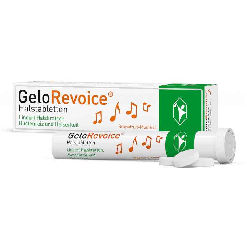 GeloRevoice Halstabletten Grapefruit-Menthol Lutschtabletten 20 stk