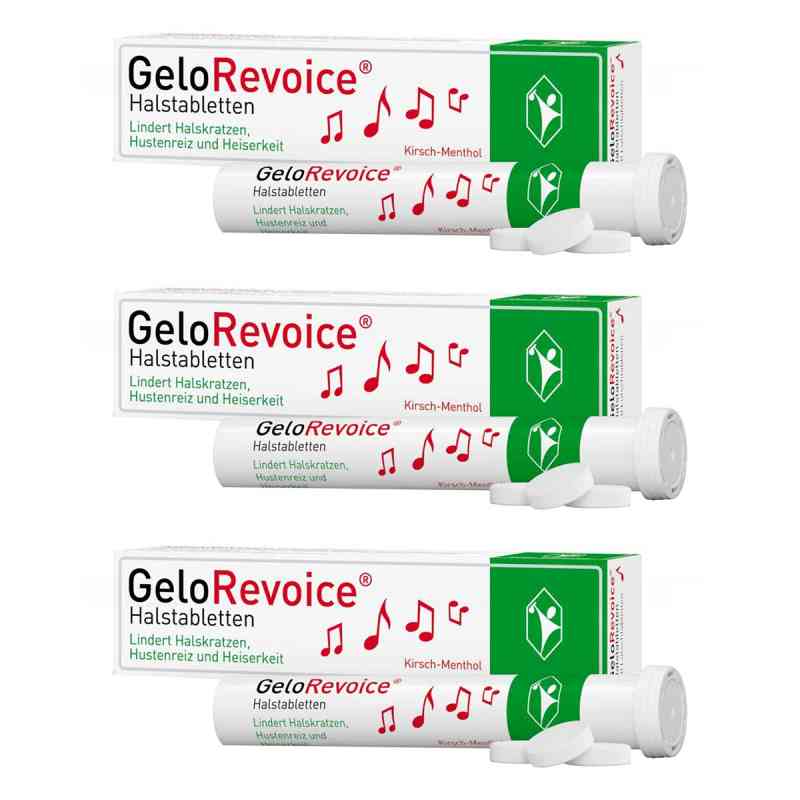 GeloRevoice Halstabletten Kirsch-Menthol Lutschtabletten 3x20 stk 