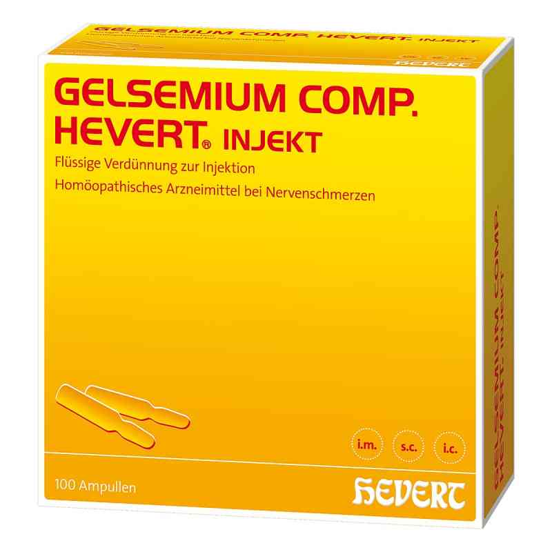 Gelsemium Comp.hevert injekt Ampullen 100X2 ml von Hevert-Arzneimittel GmbH & Co. KG PZN 14179296