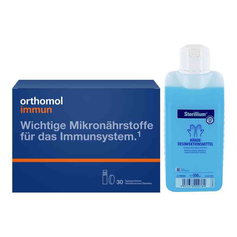 Gemeinsam stark mit Orthomol und Sterillium (groß) 2 Pck von  PZN 08101140