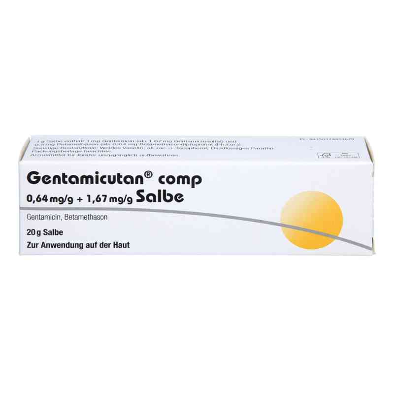 Gentamicutan Comp 0,64 Mg/g + 1,67 Mg/g Salbe 20 g von DERMAPHARM AG PZN 17445367