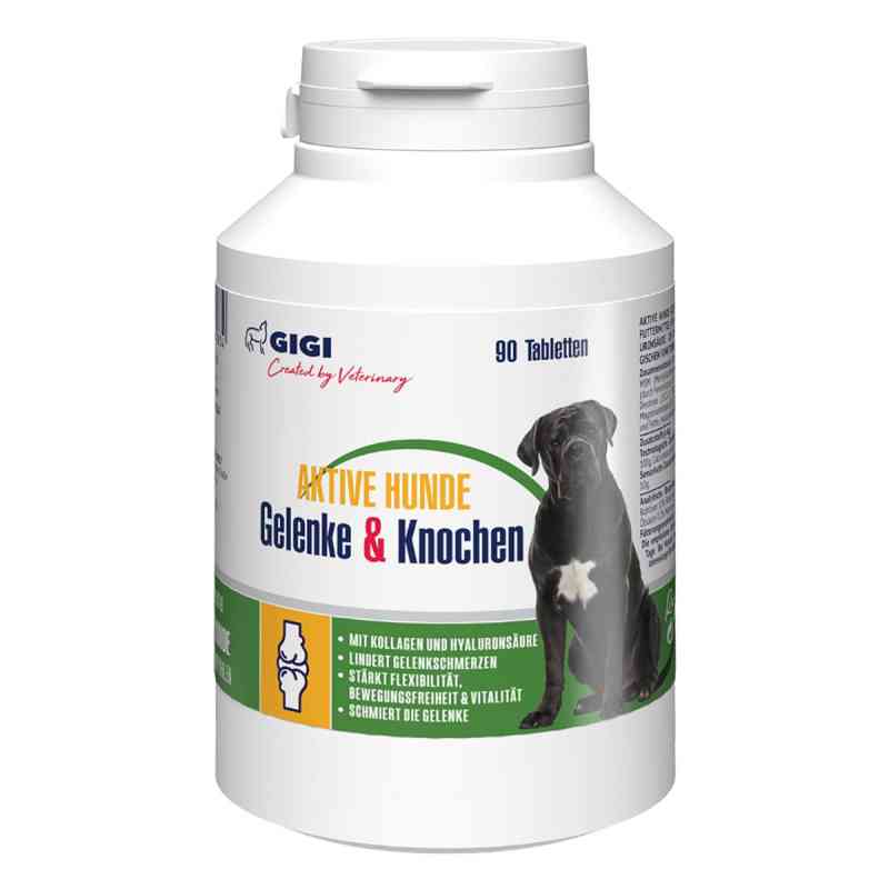 GIGI VET Aktive Hunde Gelenke & Knochen N90 90 stk von Farma PET GIGI (SIA) LLC PZN 19459505