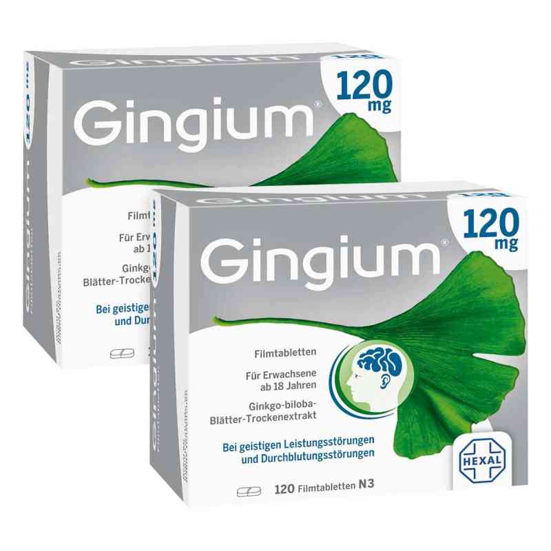 Gingium® 120 mg Filmtabletten 2x120 stk von Hexal AG PZN 08100848