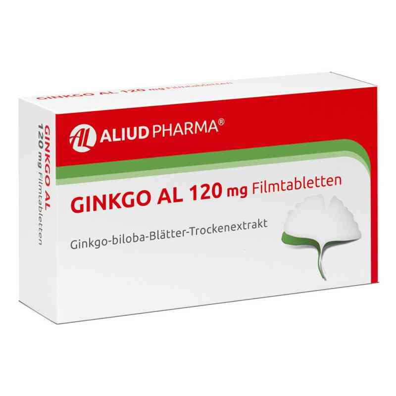 Ginkgo AL 120 mg Filmtabletten 120 stk von ALIUD Pharma GmbH PZN 06565163