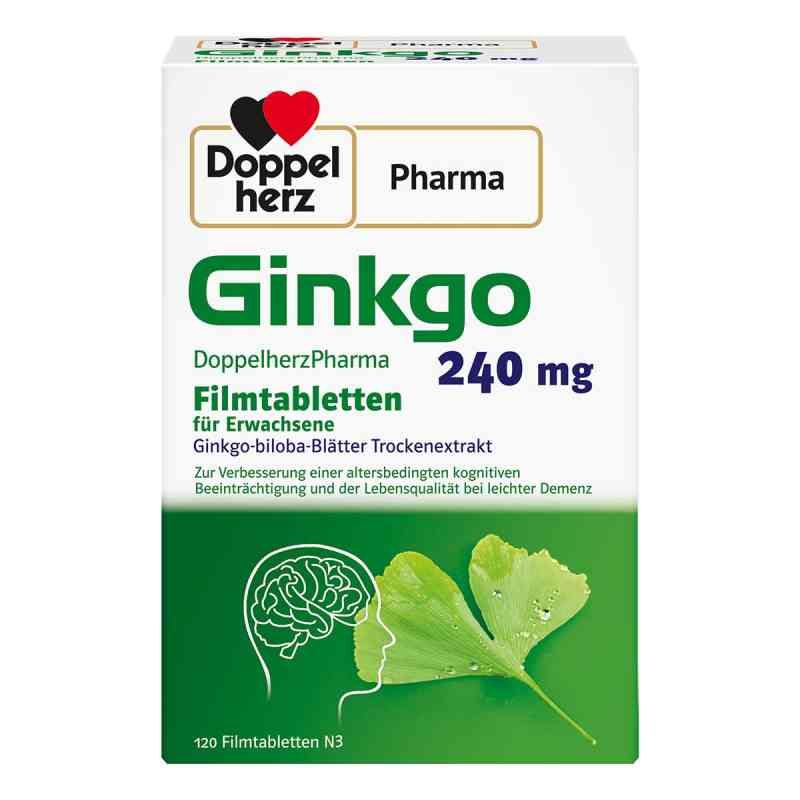 Ginkgo Doppelherzpharma 240 Mg Filmtabletten 120 stk von Queisser Pharma GmbH & Co. KG PZN 18746125