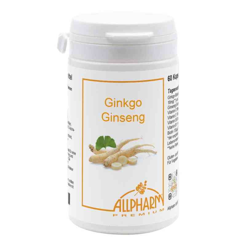Ginkgo+ginseng Premium Kapseln 60 stk von ALLPHARM Vertriebs GmbH PZN 05856303