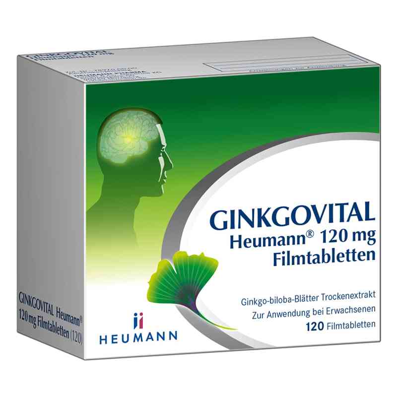 GINKGOVITAL Heumann 120 mg Filmtabletten 120 stk von HEUMANN PHARMA GmbH & Co. Generica KG PZN 11526248