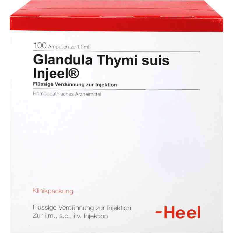 Glandula Thymi suis Injeel Ampullen 100 stk von Biologische Heilmittel Heel GmbH PZN 00421233
