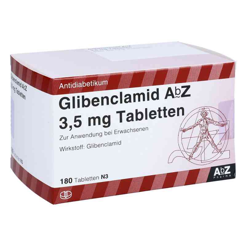 Glibenclamid Abz 3,5 mg Tabletten 180 stk von AbZ Pharma GmbH PZN 01725018