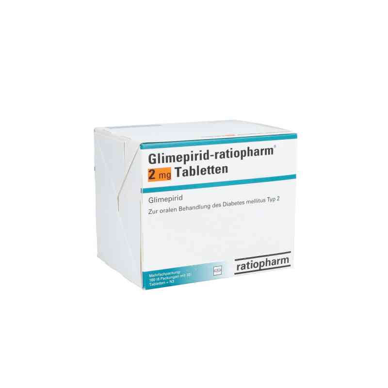 Glimepirid-ratiopharm 2 mg Tabletten 180 stk von ratiopharm GmbH PZN 01138901