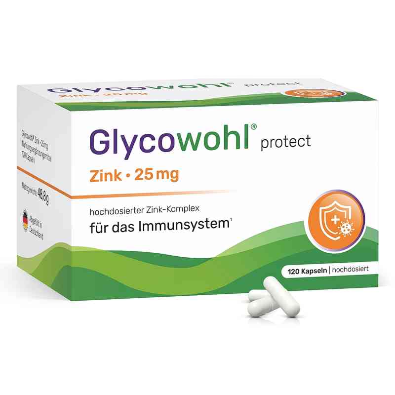 Glycowohl Zink-Komplex 25 mg hochdosierte Kapseln vegan 120 stk von Heilpflanzenwohl GmbH PZN 19404668