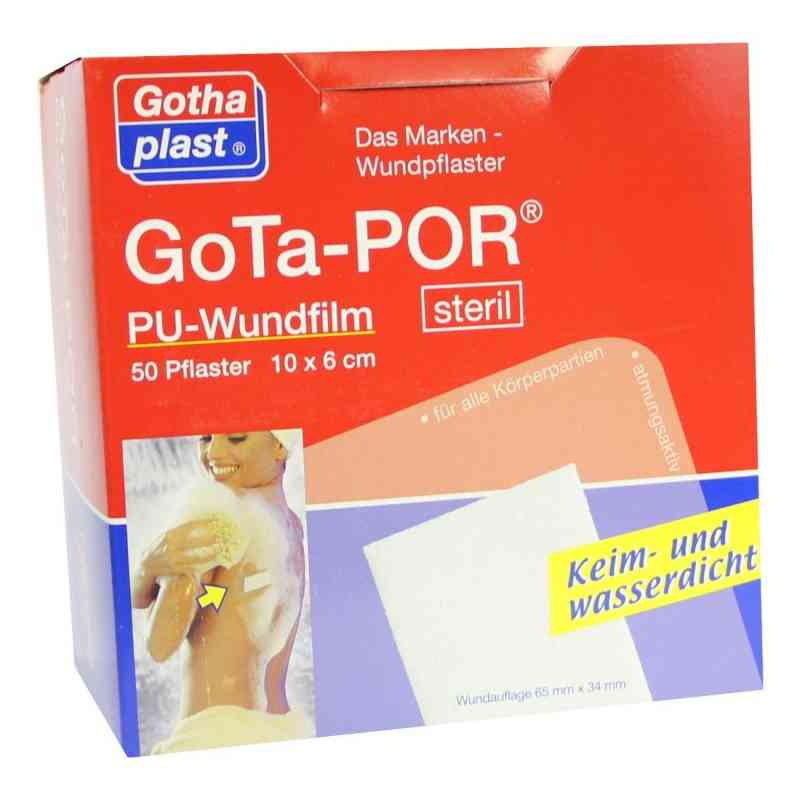 Gota-por Pu Wundfilm 10x6 cm steril Pflaster 50 stk von Gothaplast GmbH PZN 03182504