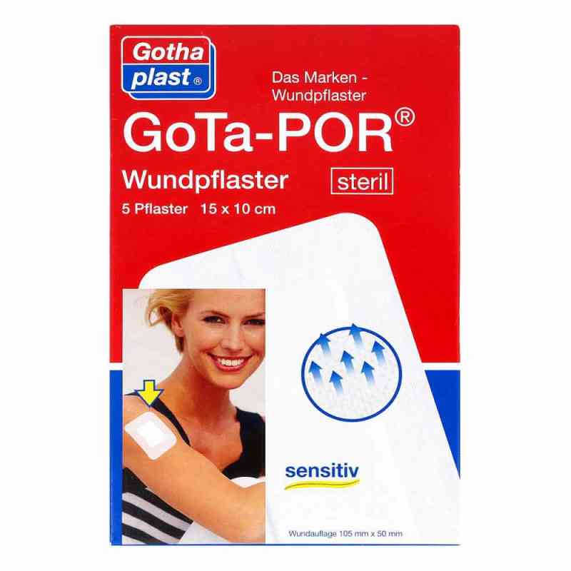 Gota-por Wundpflaster steril 100x150 mm 5 stk von Gothaplast GmbH PZN 10124890