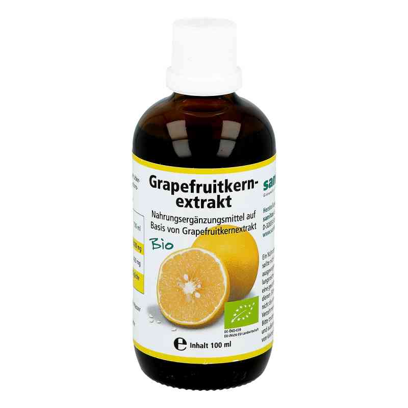 Grapefruit Kern Extrakt Bio Lösung 100 ml von SANITAS GmbH & Co. KG PZN 01193024