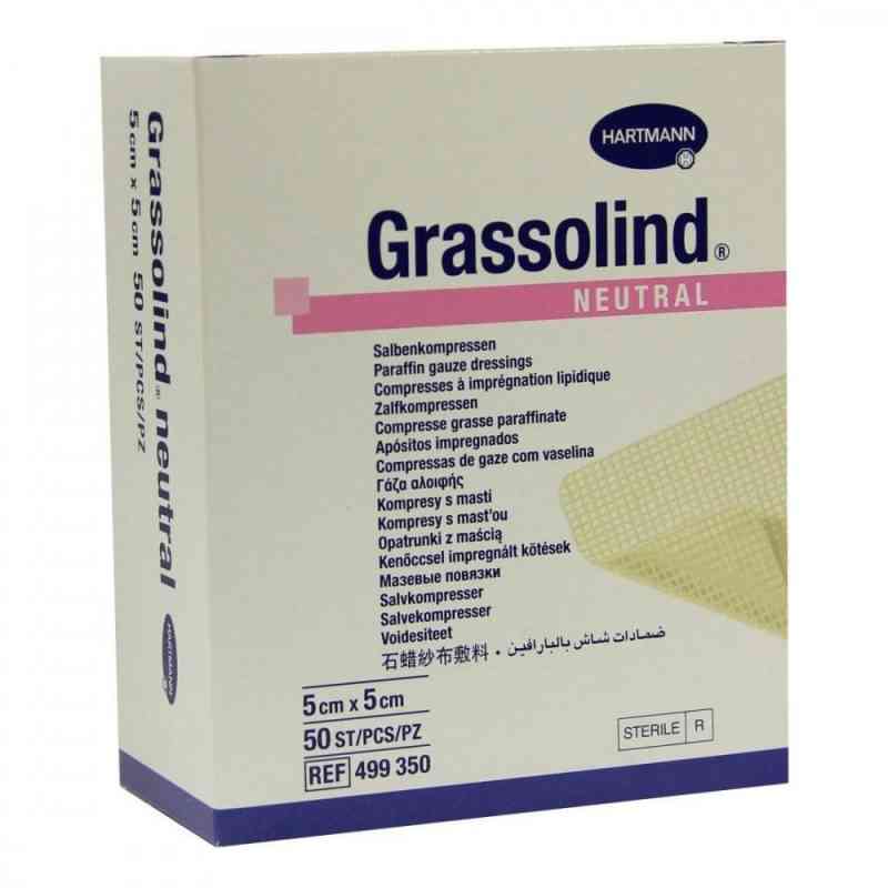 Grassolind Salbenkompressen 5x5 cm steril 50 stk von PAUL HARTMANN AG PZN 03245647