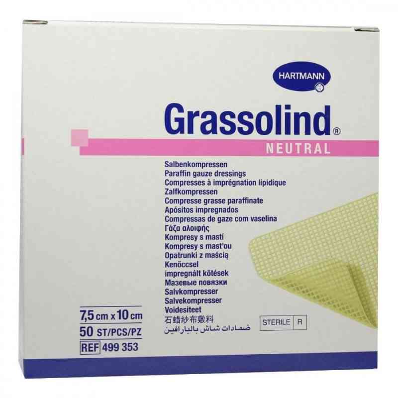 Grassolind Salbenkompressen 7,5x10 cm steril 50 stk von PAUL HARTMANN AG PZN 03245653