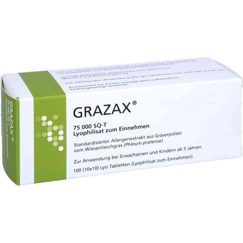 Grazax 75.000 Sq-t Lyo-tabletten 100 stk von Orifarm GmbH PZN 10918911
