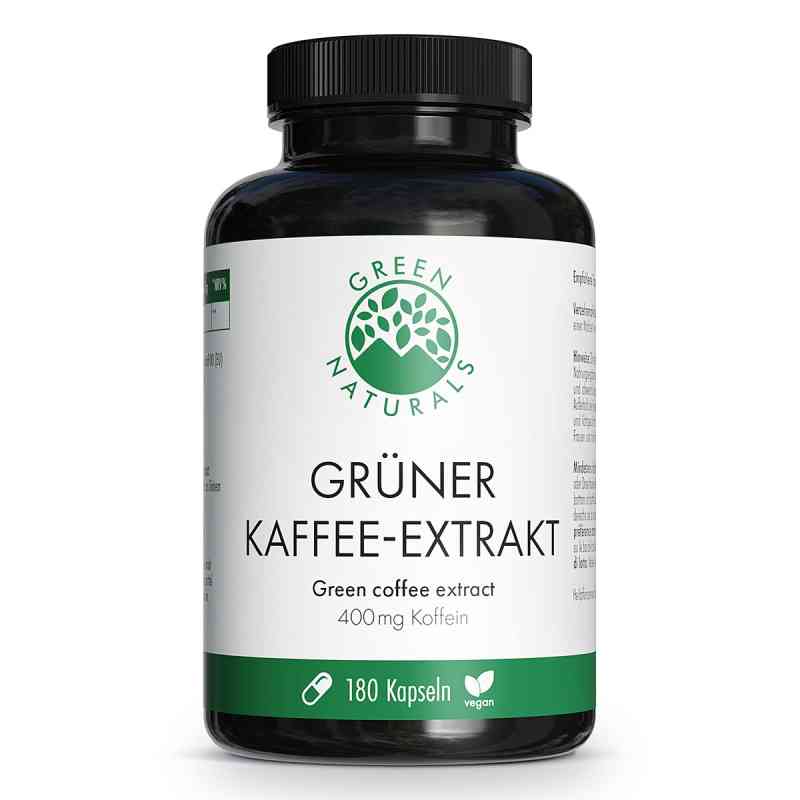 GREEN NATURALS Grüner Kaffee-Extrakt 100% Koffein 180 stk von Heilpflanzenwohl GmbH PZN 19403350