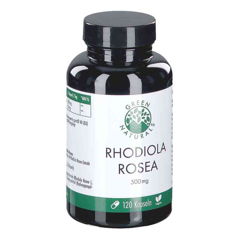 GREEN NATURALS Rhodiola Rosea 500 mg hochdosiert  120 stk von Heilpflanzenwohl GmbH PZN 18099200