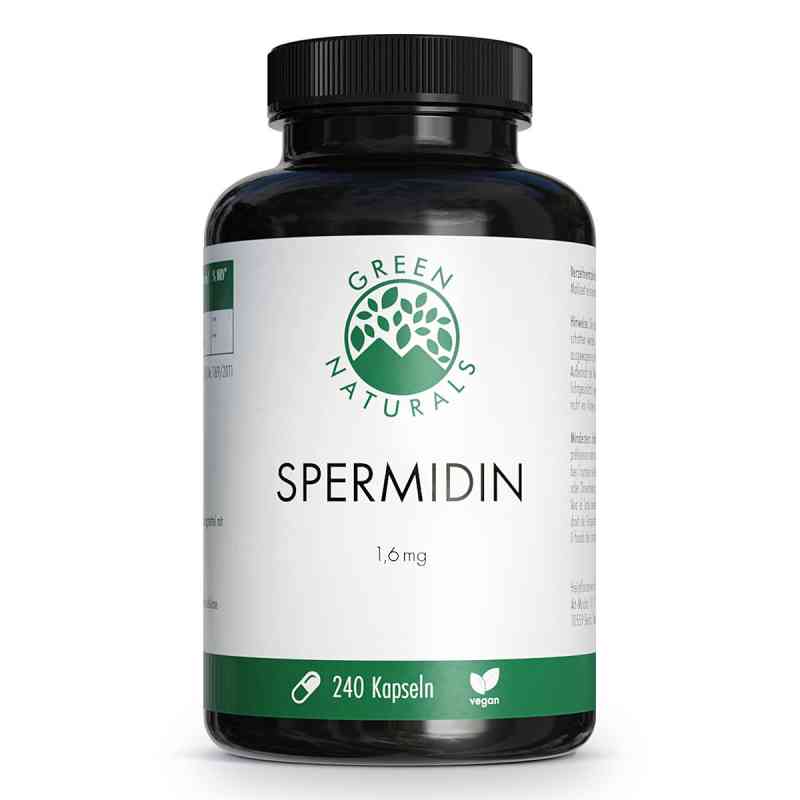 GREEN NATURALS Spermidin 1,6 Mg Vegan Kapseln 240 stk von Heilpflanzenwohl GmbH PZN 18099163