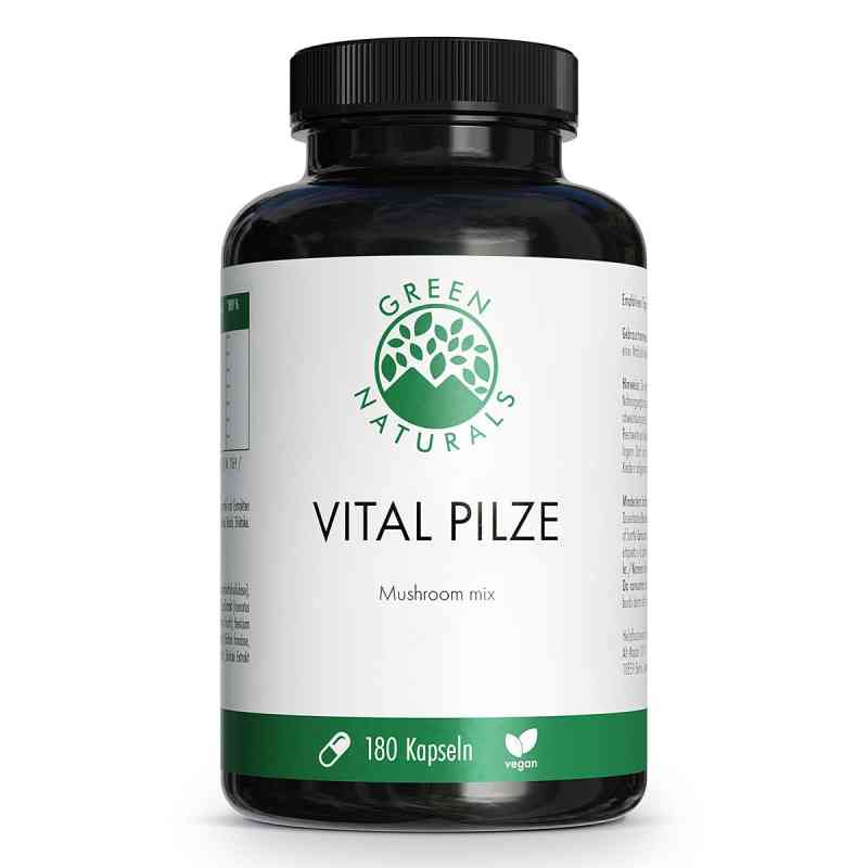 GREEN NATURALS Vital Pilze Cordyceps Reishi vegan 180 stk von Heilpflanzenwohl GmbH PZN 18603259