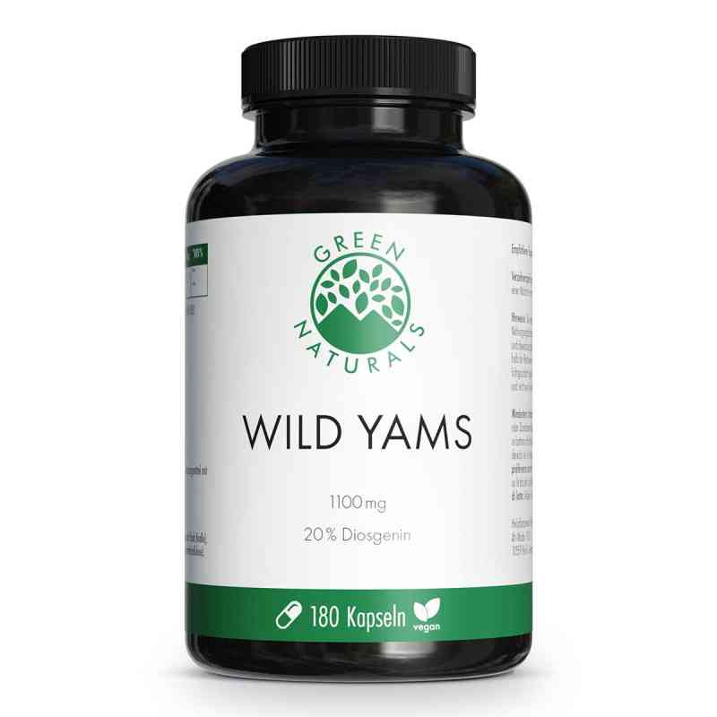 GREEN NATURALS Wild Yam Hochdosiert Kapseln vegan 180 stk von Heilpflanzenwohl GmbH PZN 18386804