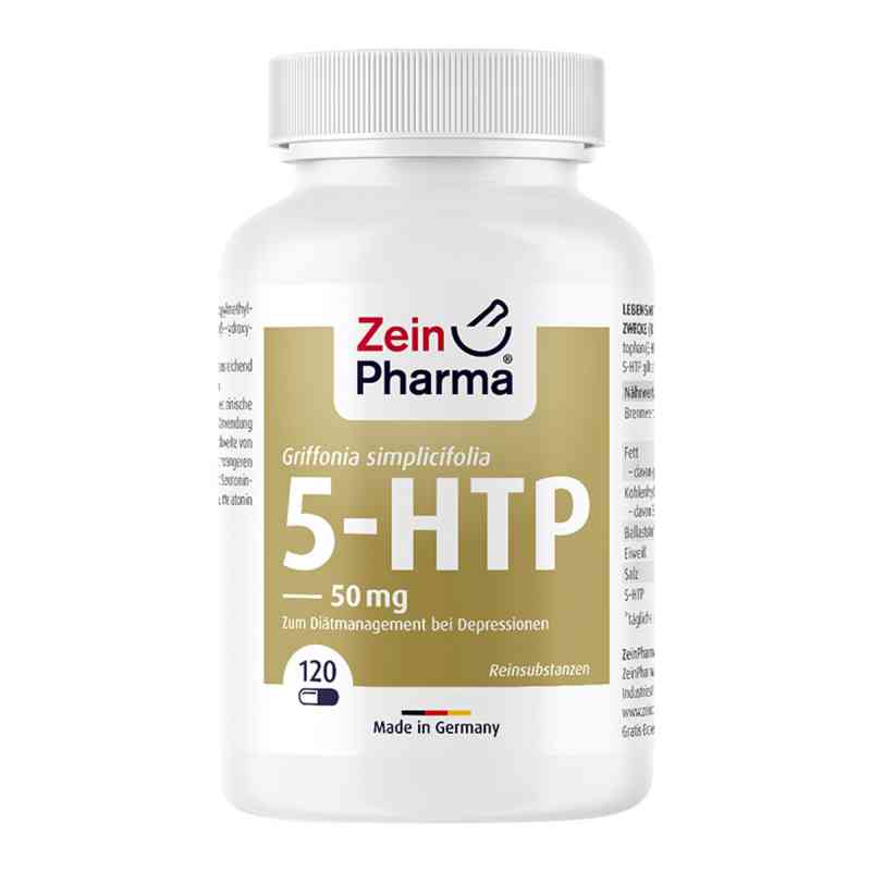 Griffonia 5 Htp 50 mg Kapseln 120 stk von Zein Pharma - Germany GmbH PZN 08864711