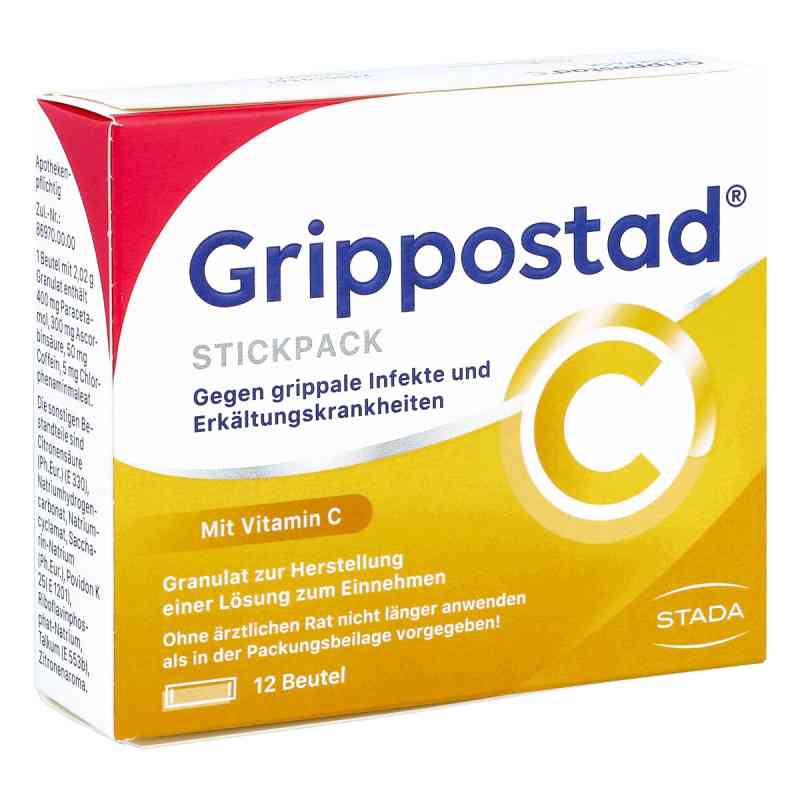 Grippostad C Stickpack bei Erkältung 12 stk von STADA Consumer Health Deutschland GmbH PZN 09671871
