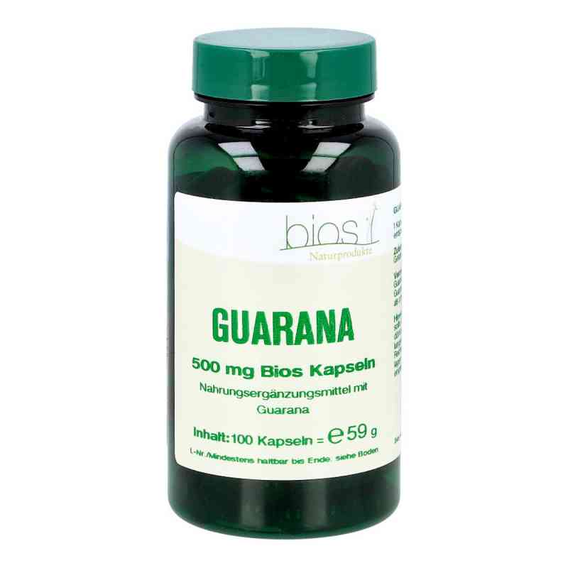 Guarana 500 mg Bios Kapseln 100 stk von Bios Medical Services PZN 01104842