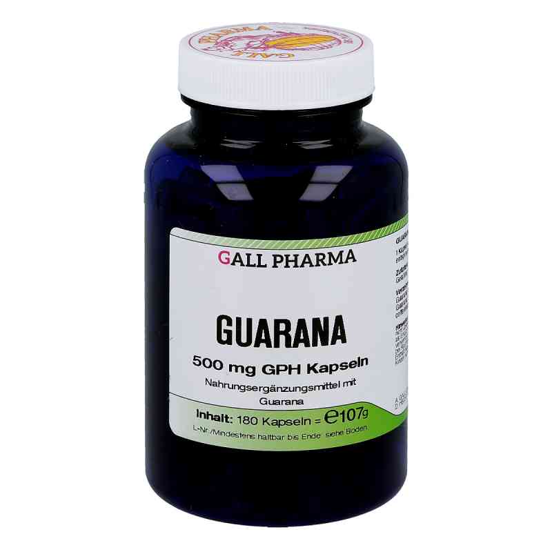 Guarana 500 mg Gph Kapseln 180 stk von Hecht-Pharma GmbH PZN 09786404
