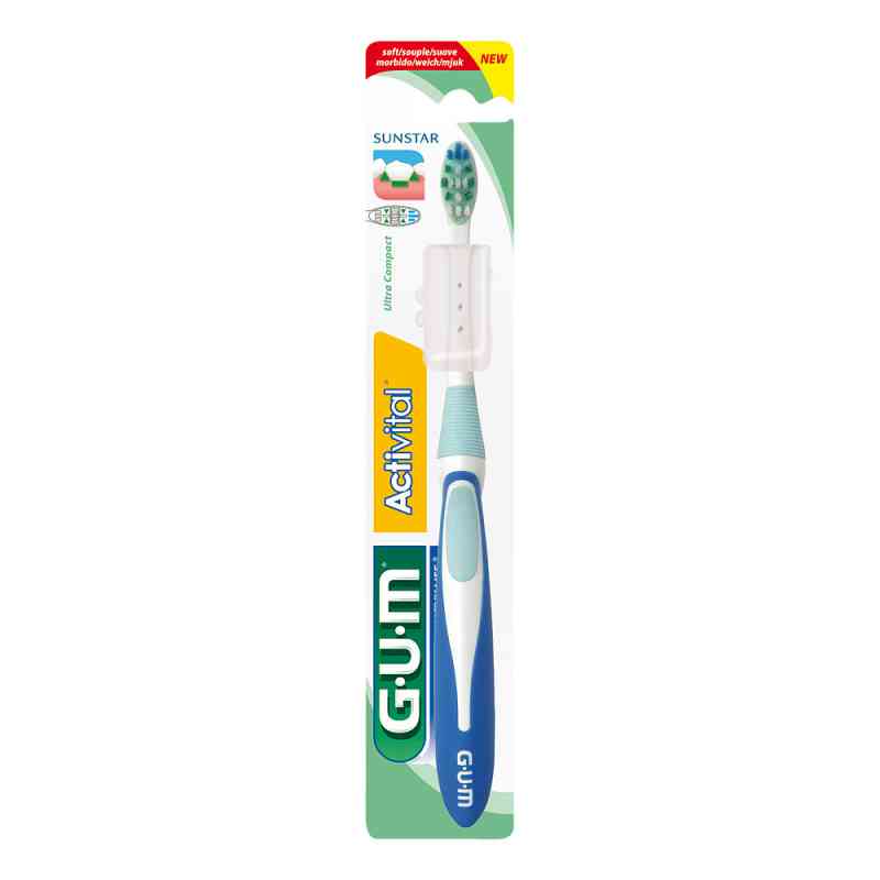 GUM ActiVital Zahnbürste kompakt weich 1 stk von Sunstar Deutschland GmbH PZN 01235142