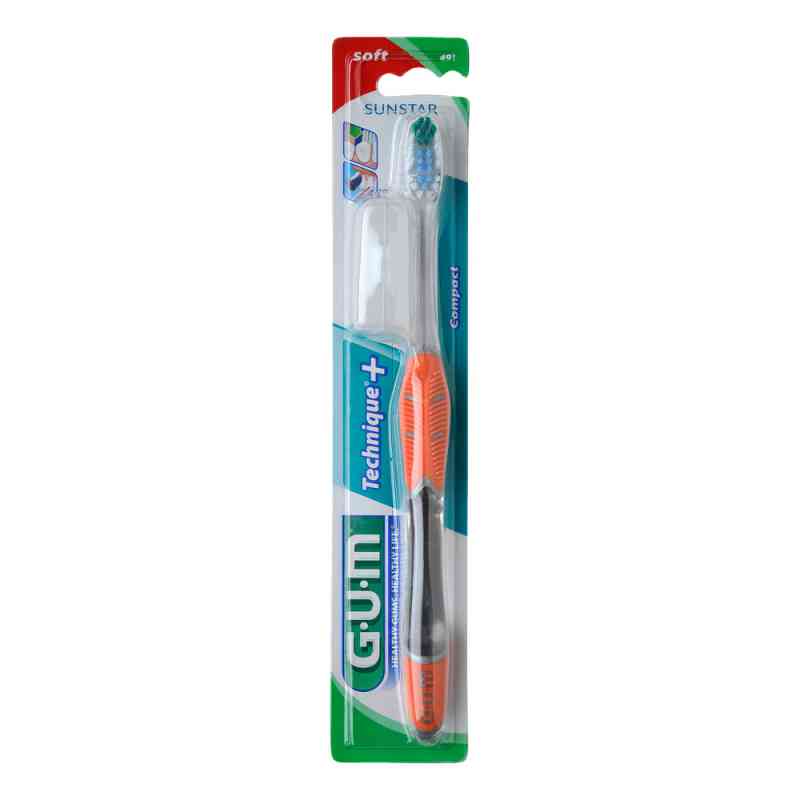 GUM Technique + Zahnbürste kompakt weich Blister 1 stk von Sunstar Deutschland GmbH PZN 03400361