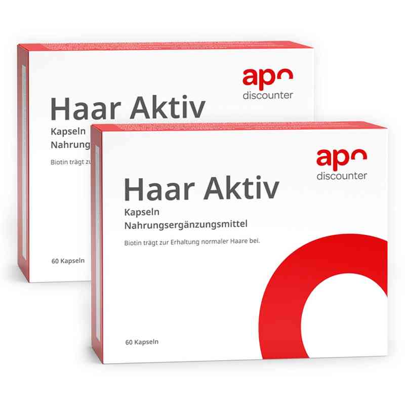 Haar Aktiv Kapseln von apodiscounter 2x 60 stk von apo.com Group GmbH PZN 08101850