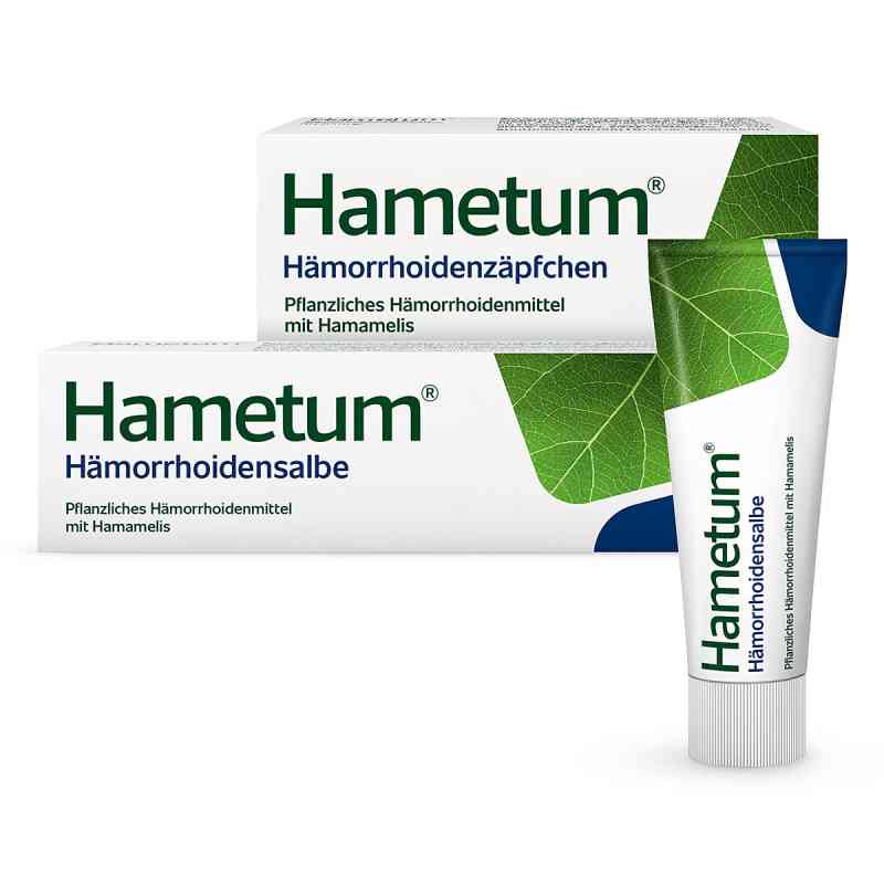 Hametum Hämorrhoidensalbe & Hämorrhoidenzäpfchen 1 Pck von Dr.Willmar Schwabe GmbH & Co.KG PZN 08102895